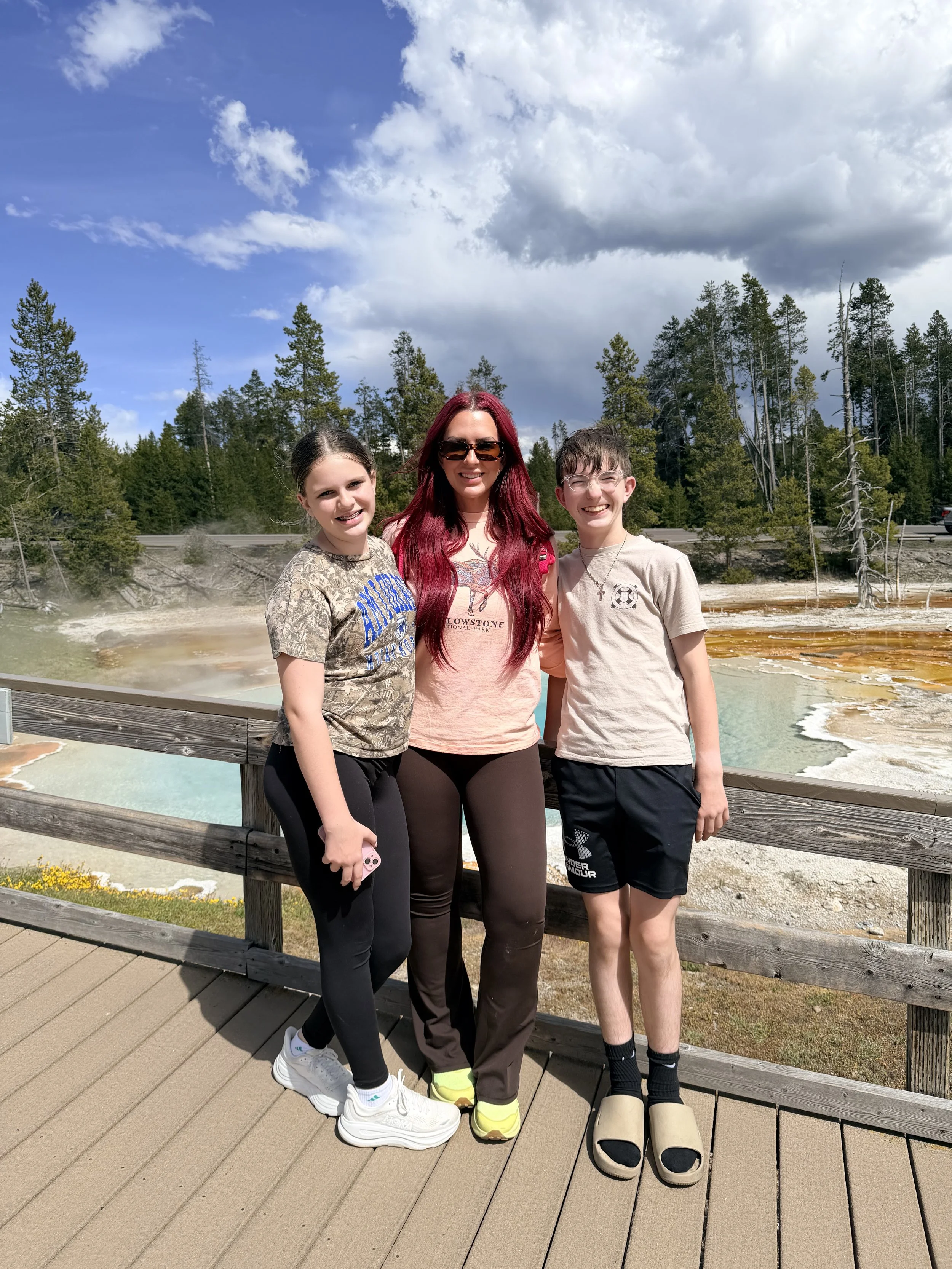Owner of Suede Rose, Tamren Harmon, and her family.
