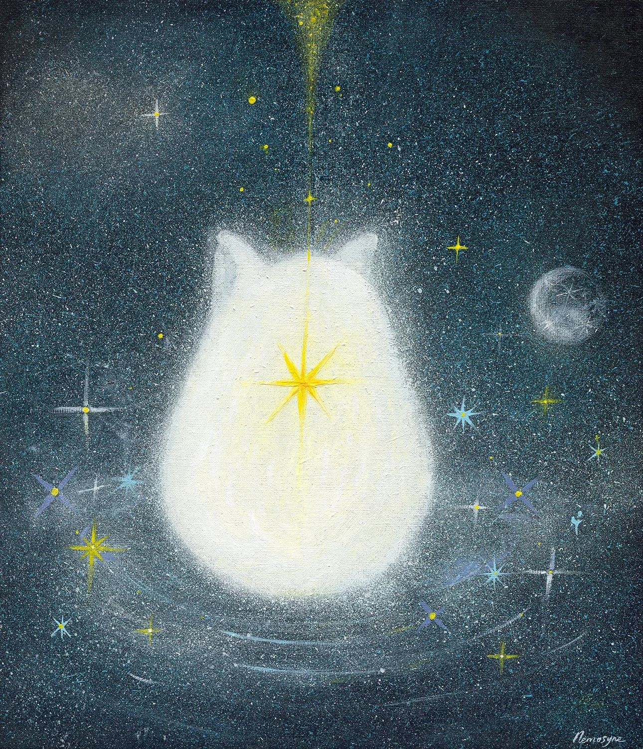 禮悟, 53x45.5cm, 壓克力顏料、畫布, 2024 / ( 私人收藏 )