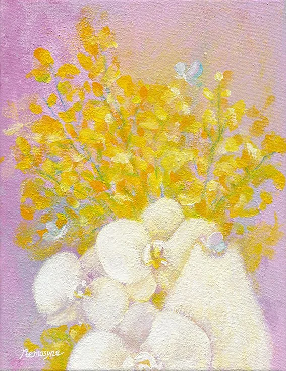 Stay Humble, 35x27cm, 壓克力顏料、畫布, 2026 / ( 私人收藏 )