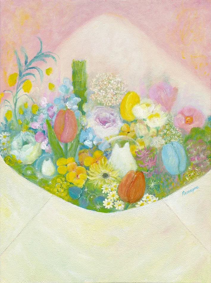 春信07-你是特別的人, 60.5x45.5cm, 壓克力顏料、畫布, 2026 / ( 私人收藏 )