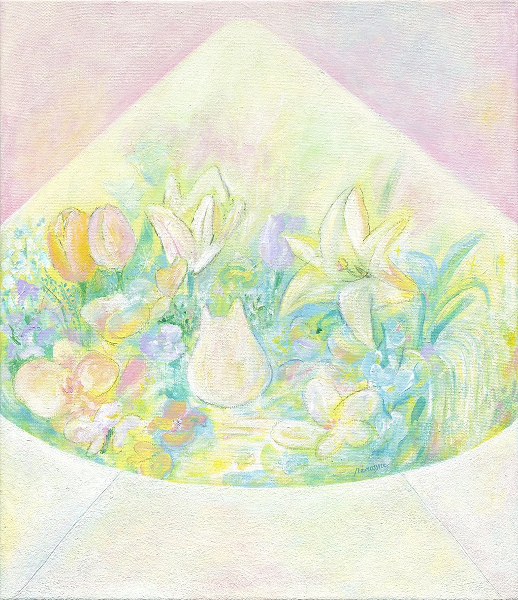 春信04-新生, 53x45.5cm, 壓克力顏料、畫布, 2026