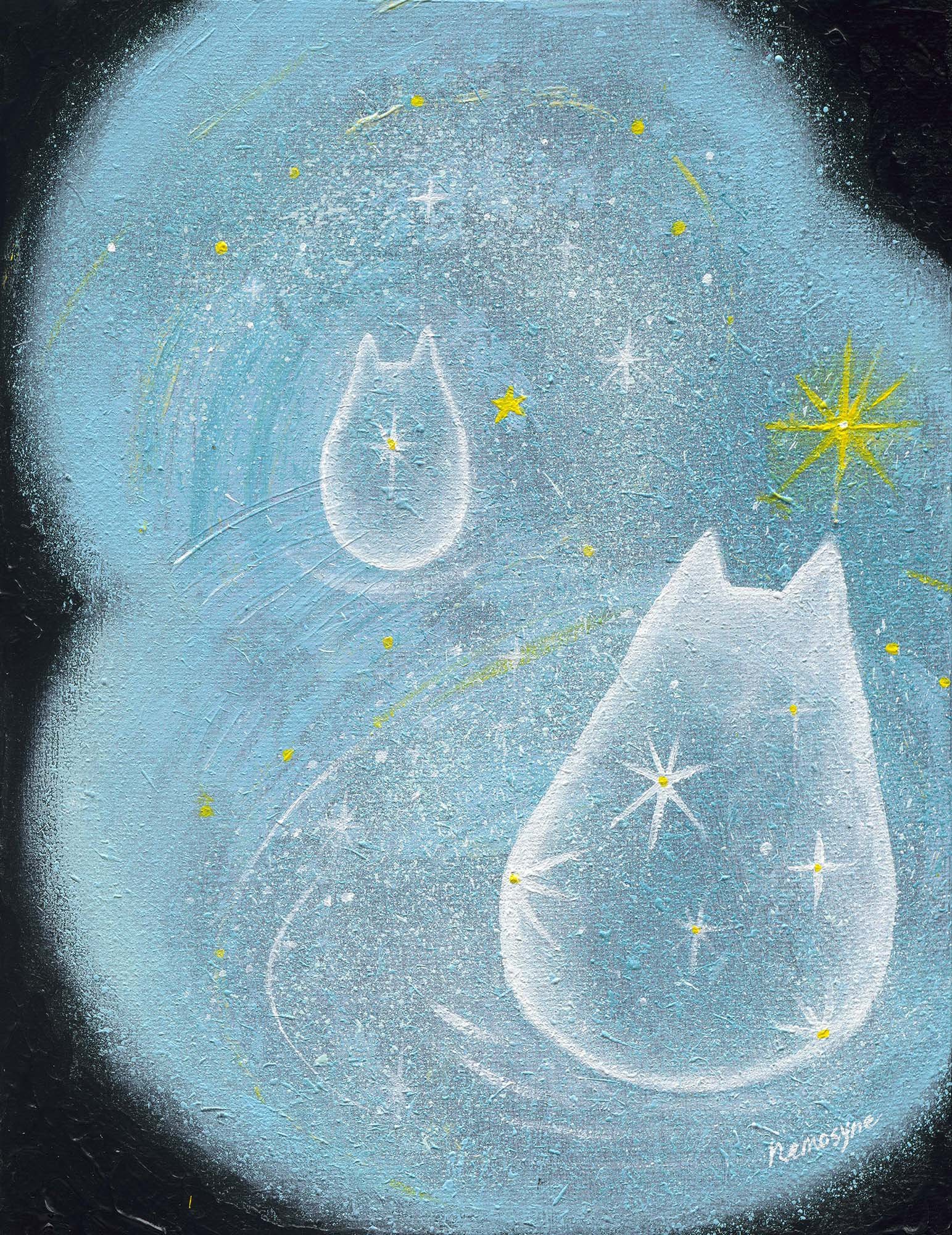 再遇見, 35x27cm, 壓克力顏料、畫布, 2024 / ( 私人收藏 )