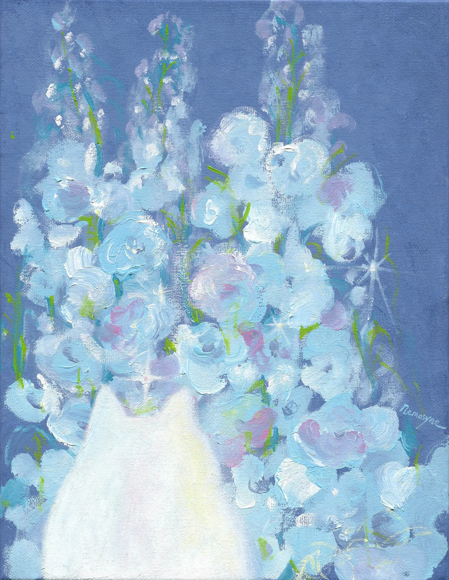 向光生長, 53x41cm, 壓克力顏料、畫布, 2026 / ( 私人收藏 )
