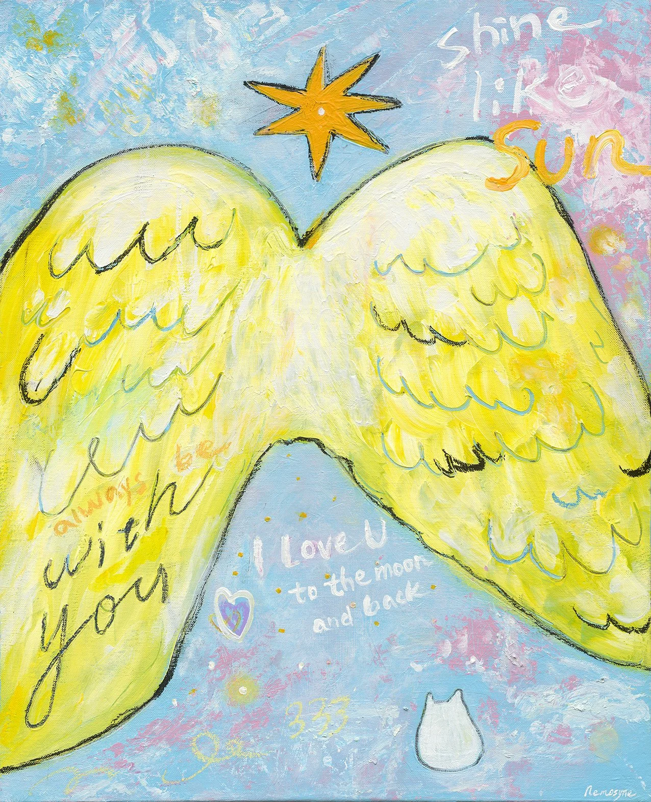 Always Love, 53x45.5cm, 壓克力顏料、畫布, 2024 / ( 私人收藏 )