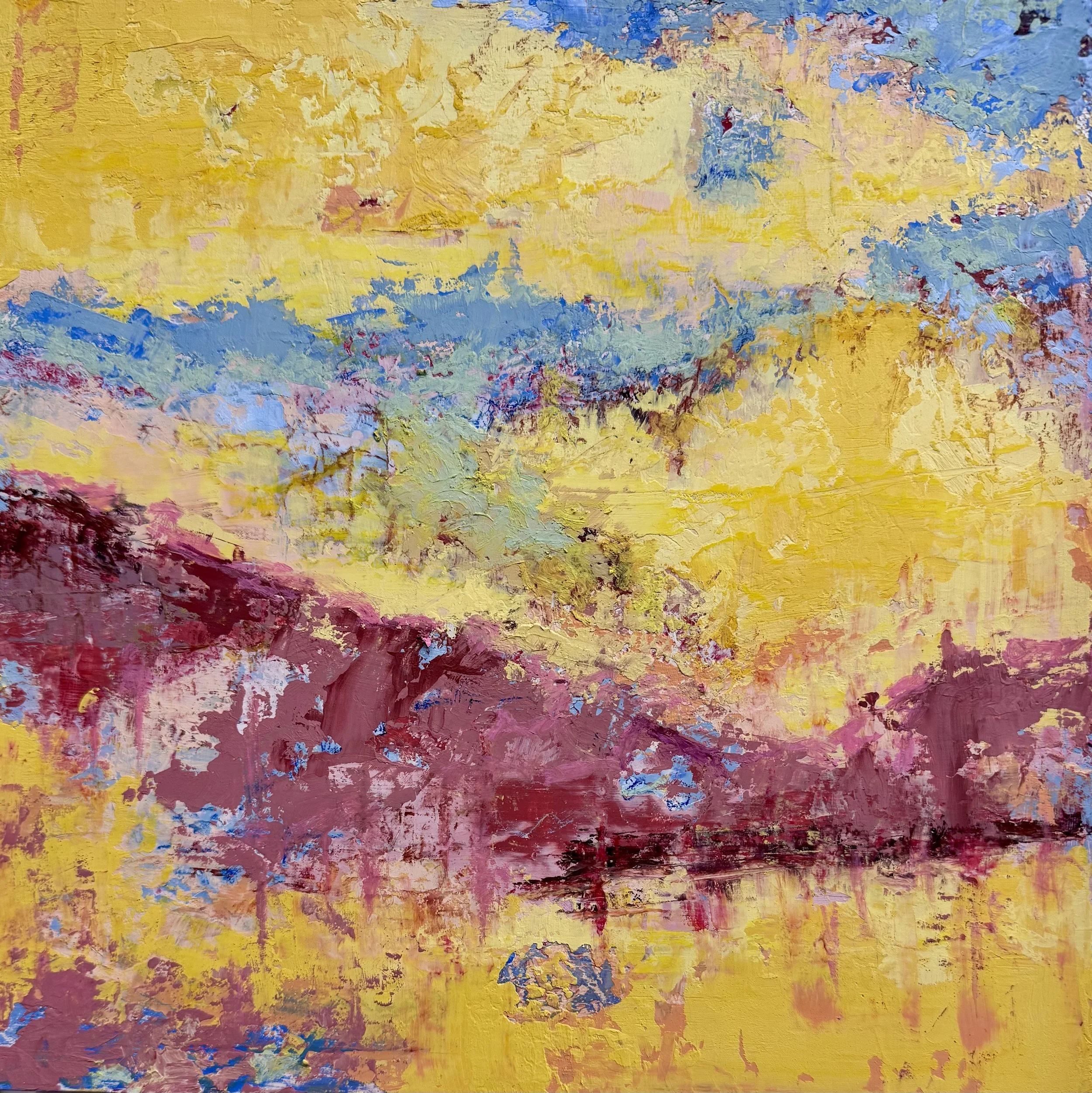 Summer Dreams Three
12"x12" Cold Wax on Panel
$400