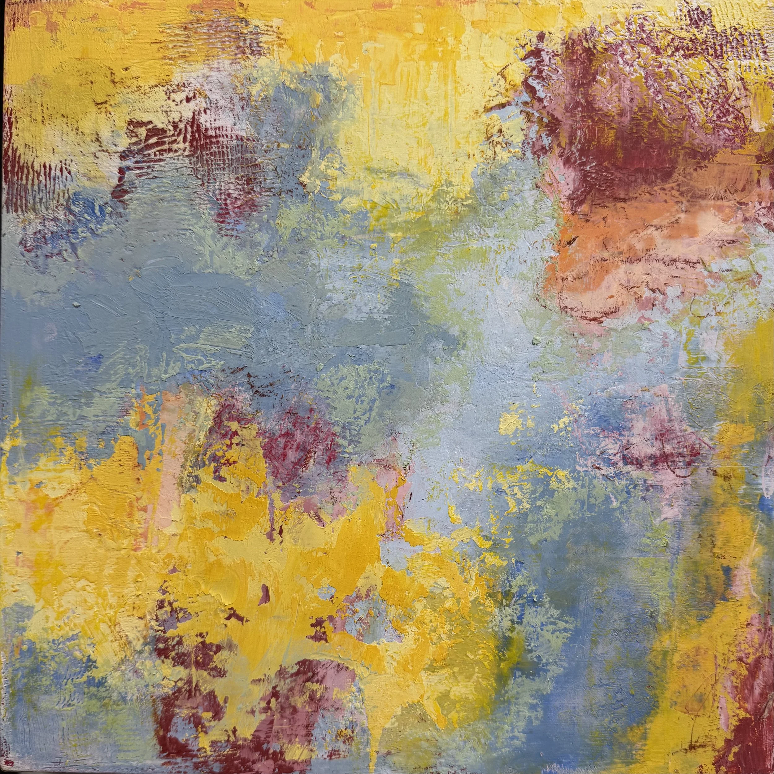 Summer Dreams One
12"x12" Cold Wax on Panel
$400
