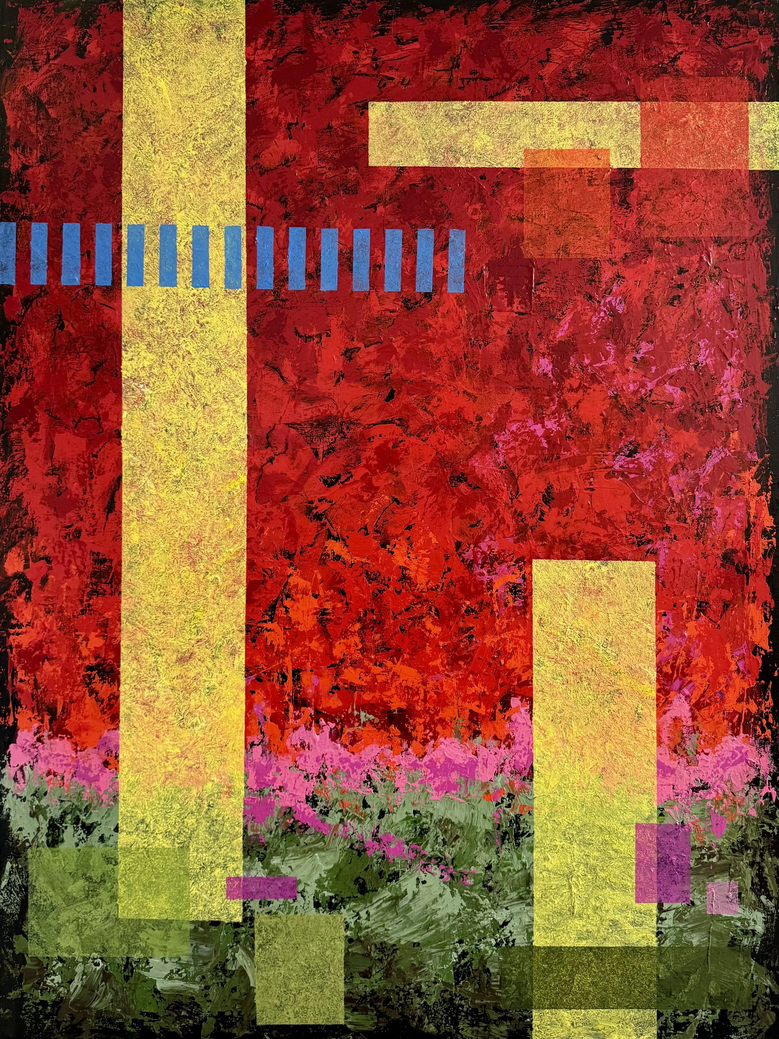 Matrix and Meadow
40"x30" Acrylic on Canvas
$2500