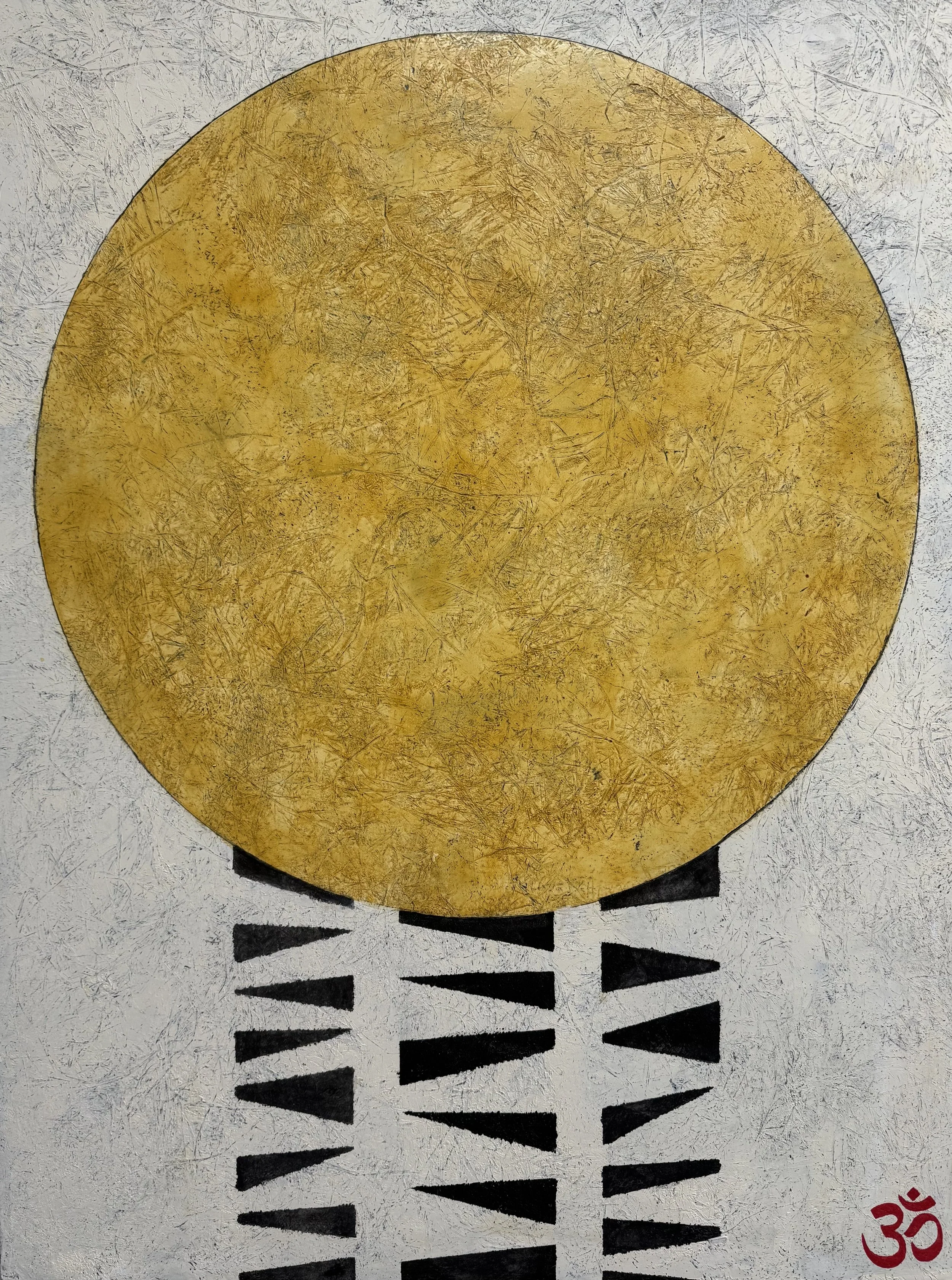Three Pillars
40"x30" Cold Wax on Panel
$3000