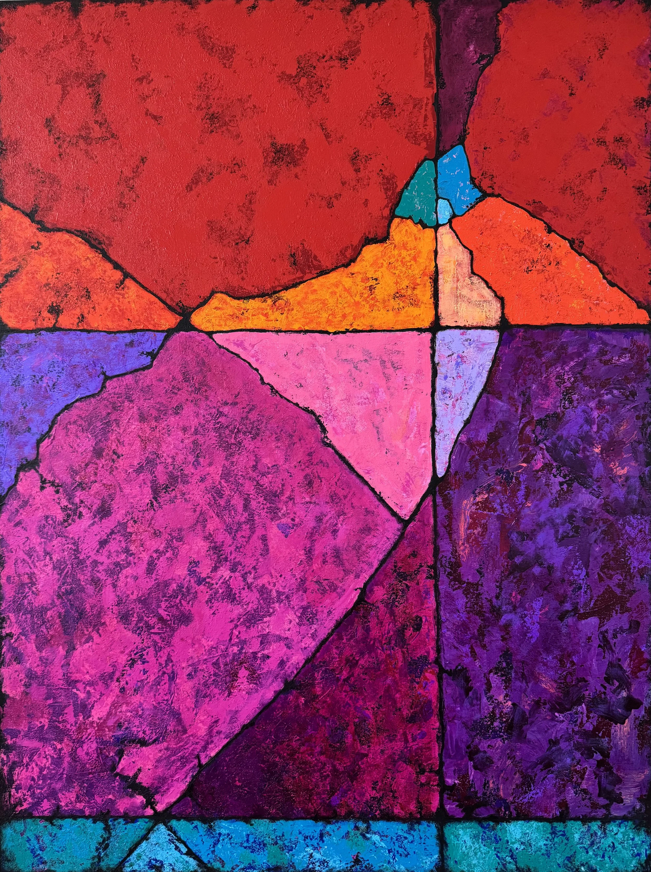 Where Echoes Meet
40"x30" Acrylic on Canvas
$2500