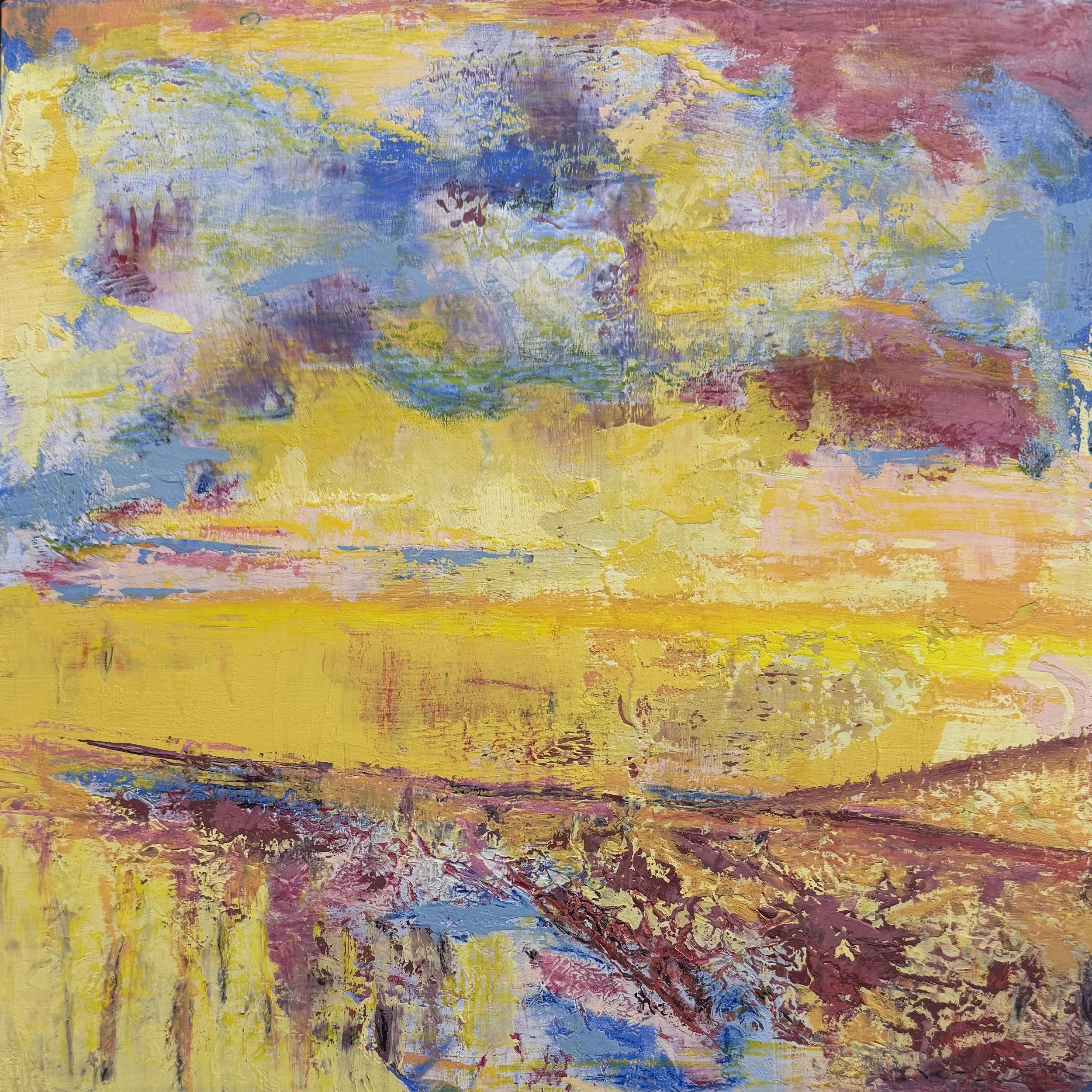 Summer Dreams Two
12"x12" Cold Wax on Panel
$400