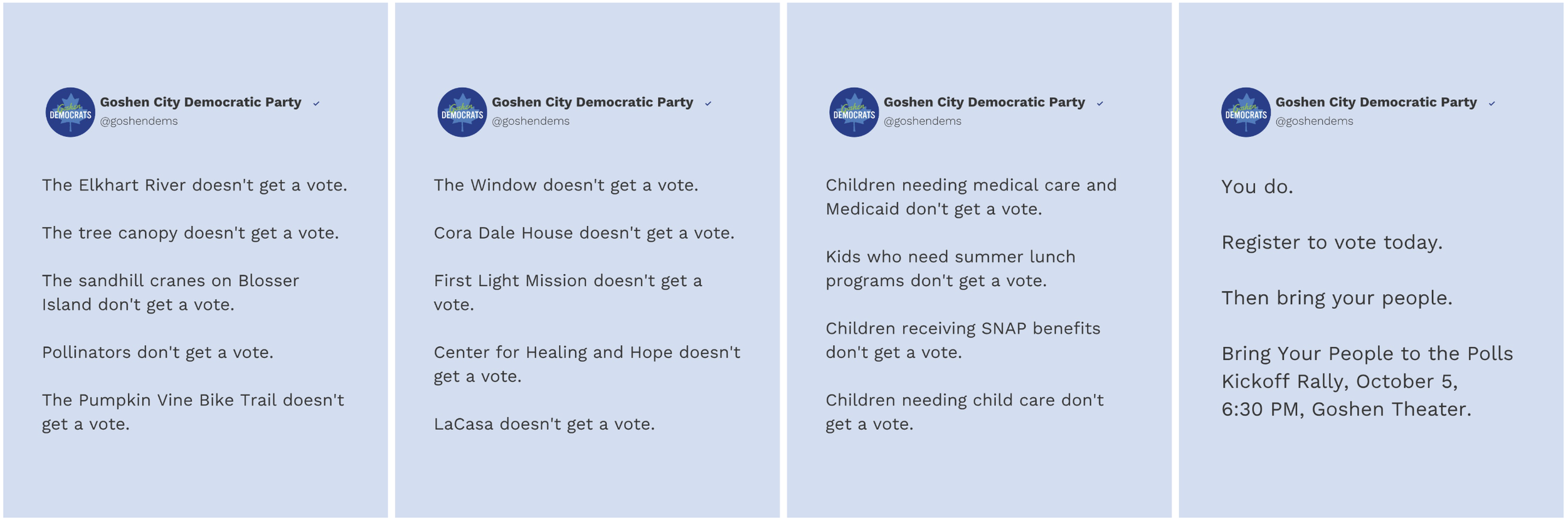 They Don't Get a Vote. You Do.