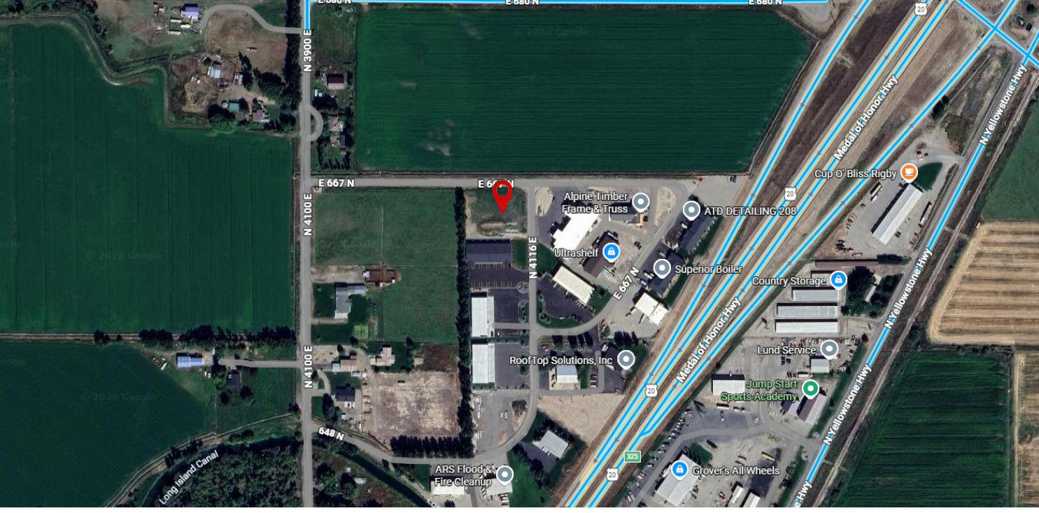 Long Island Business Park aerial location map