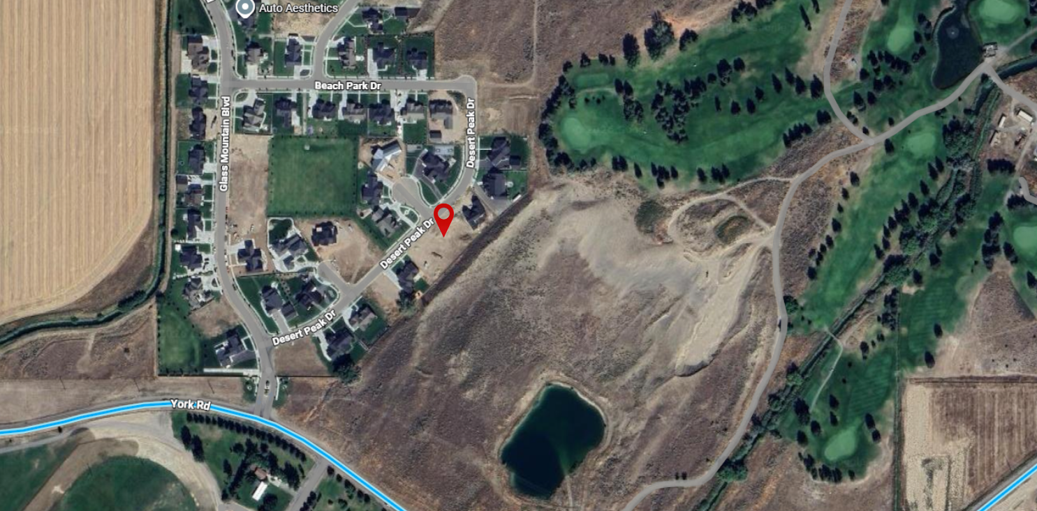 Sand Pointe Division aerial location map