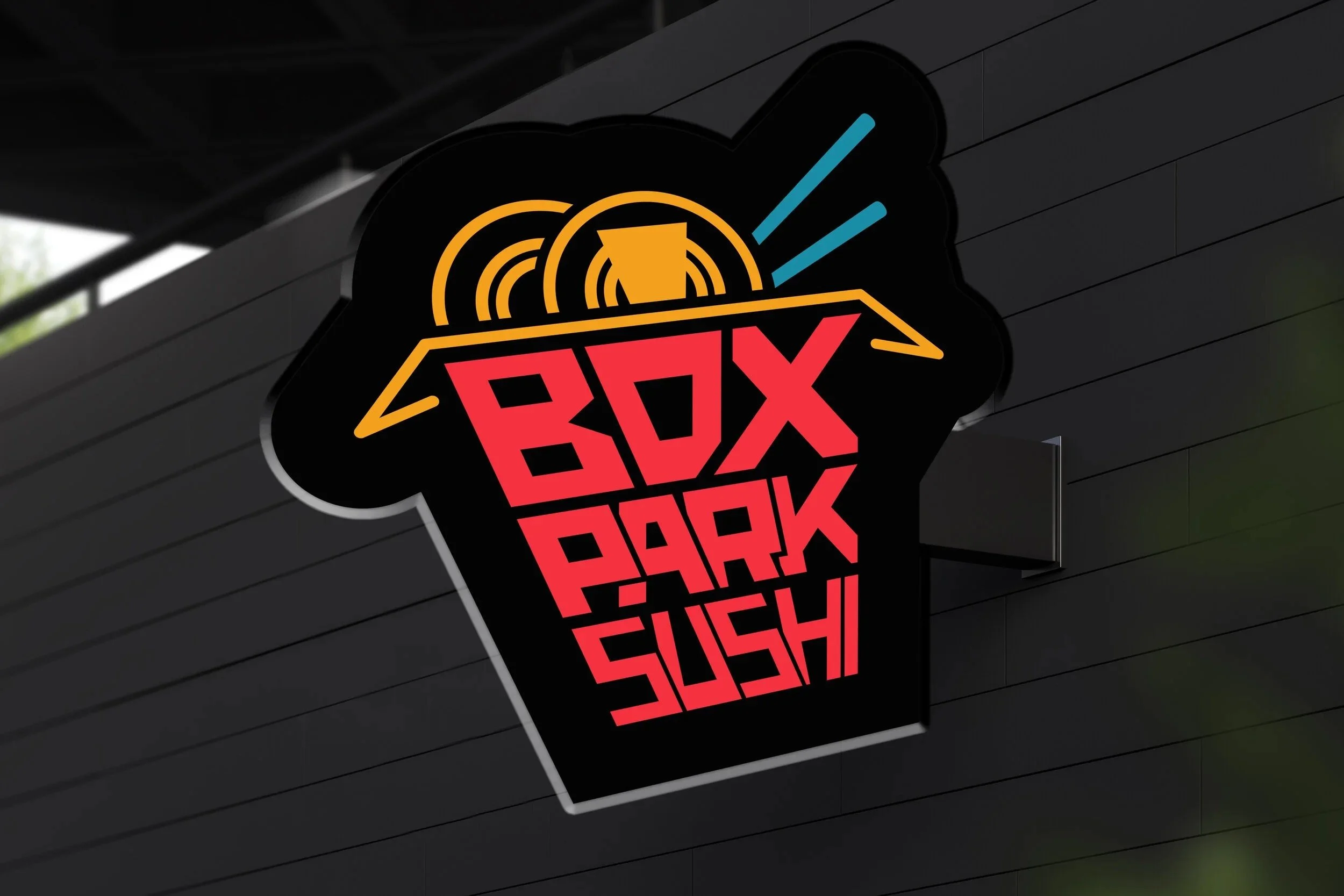 Boxpark Sushi identity and brand guide