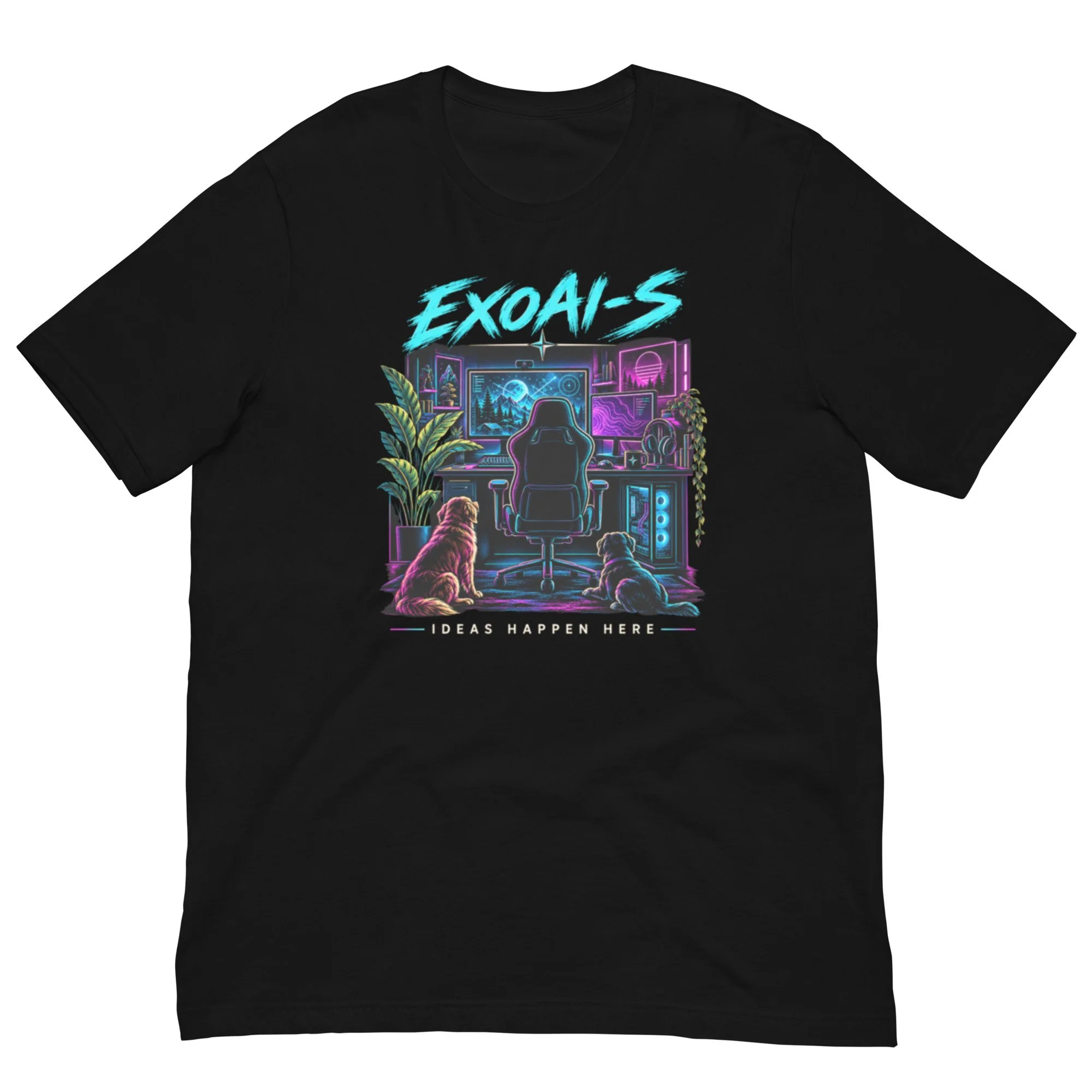 ExoAI-S Neon Hideout T-Shirt
