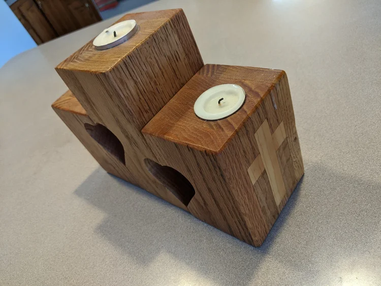 Personalized Candle Holder