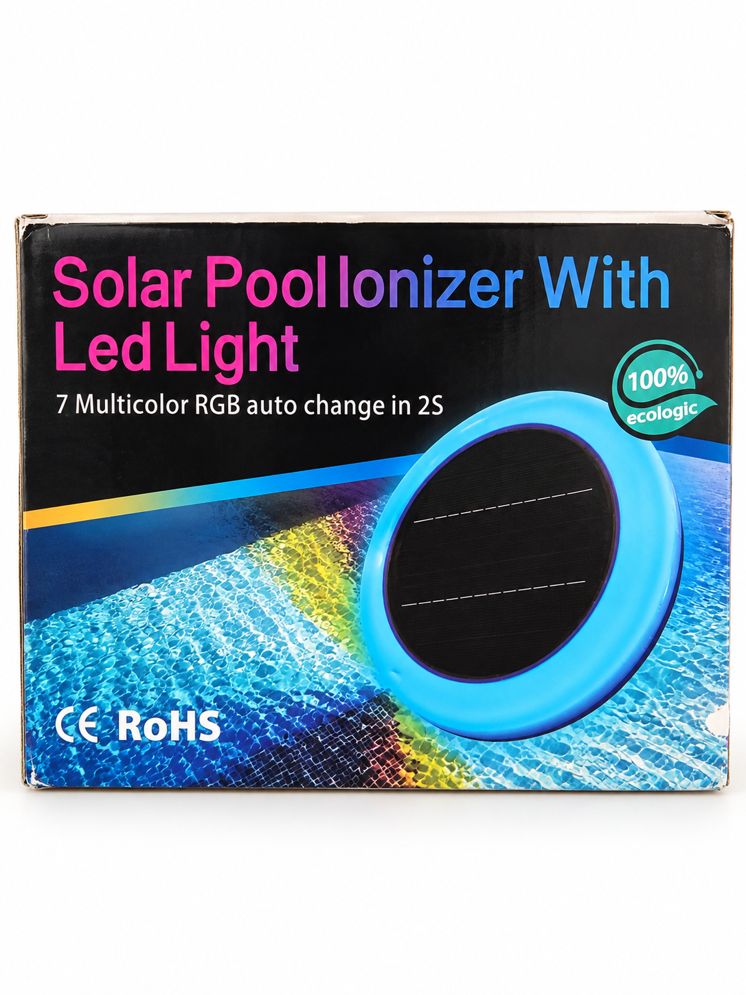 POOLSPARX Apex LED 2-in-1 Solar Pool Ionizer & Light