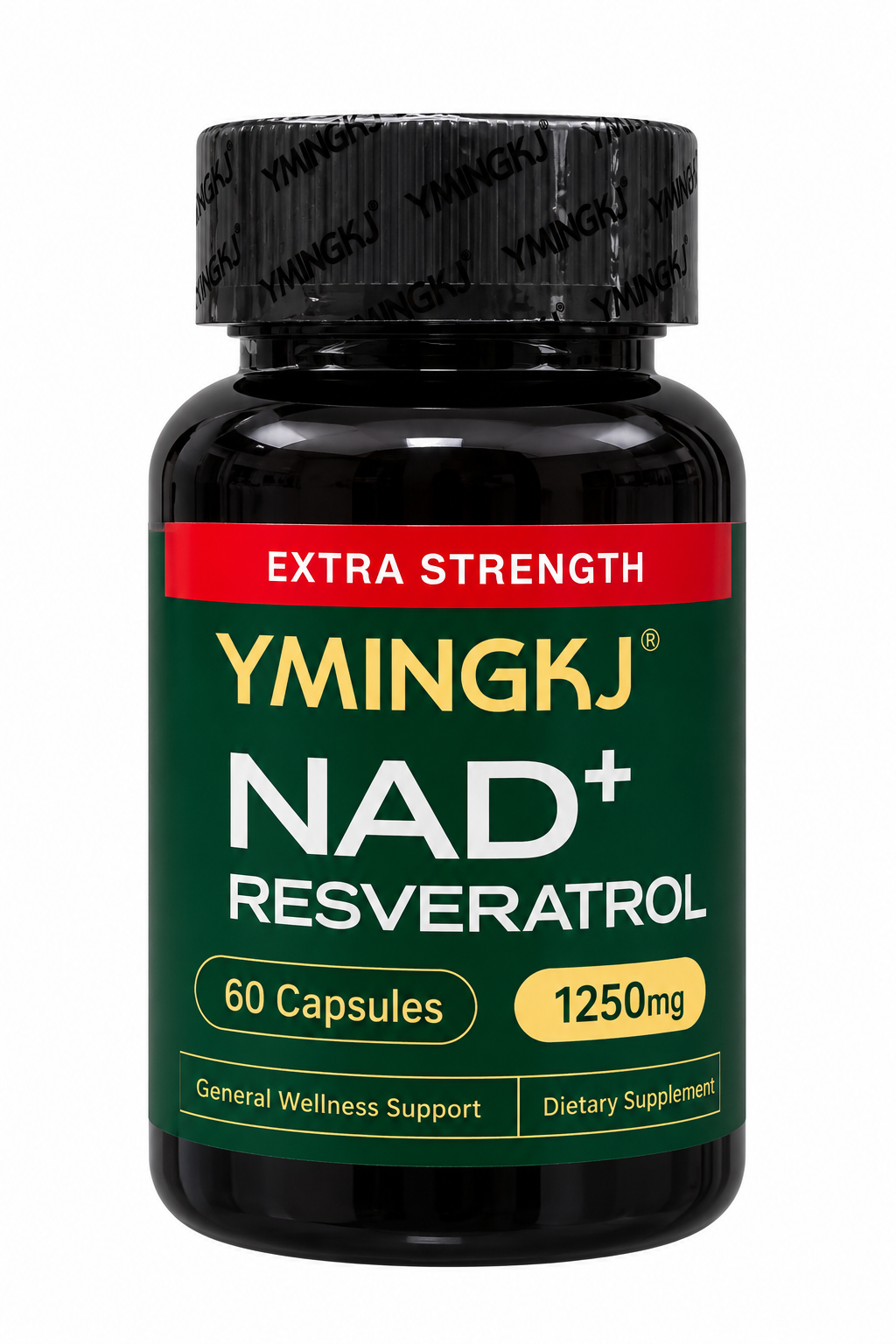YMINGKJ NAD+ Resveratrol Extra Strength – 60 Capsules