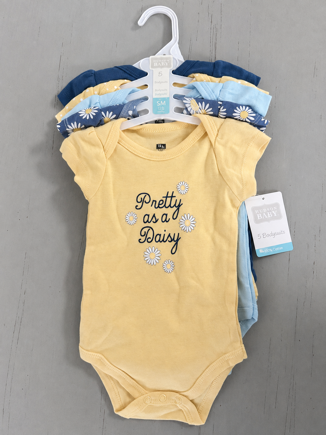 Pretty as a Daisy 5- Bodysuits (0-3M)