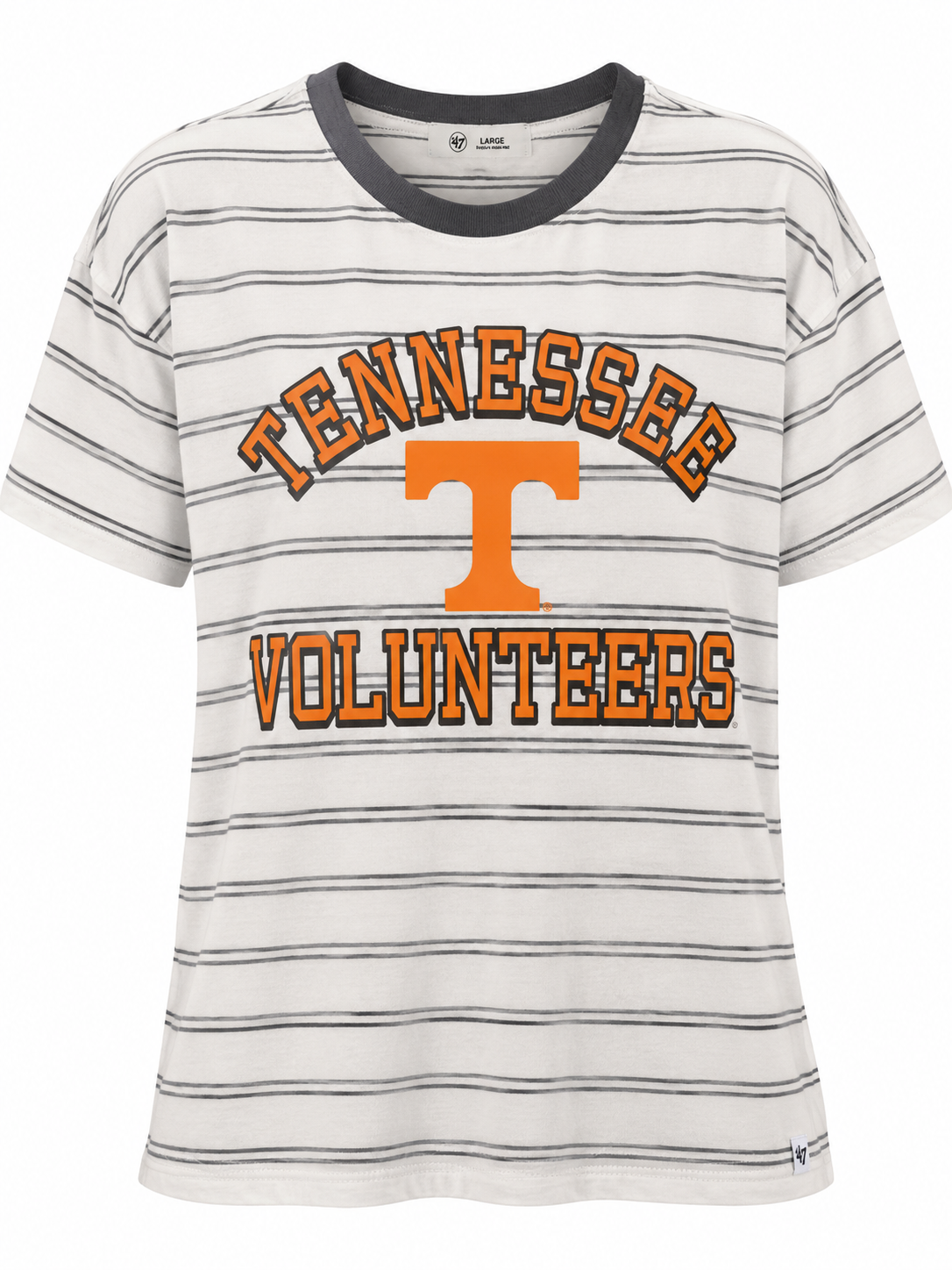 '47 Brand Tennessee Volunteers Women's Striped T-Shirt – Large
