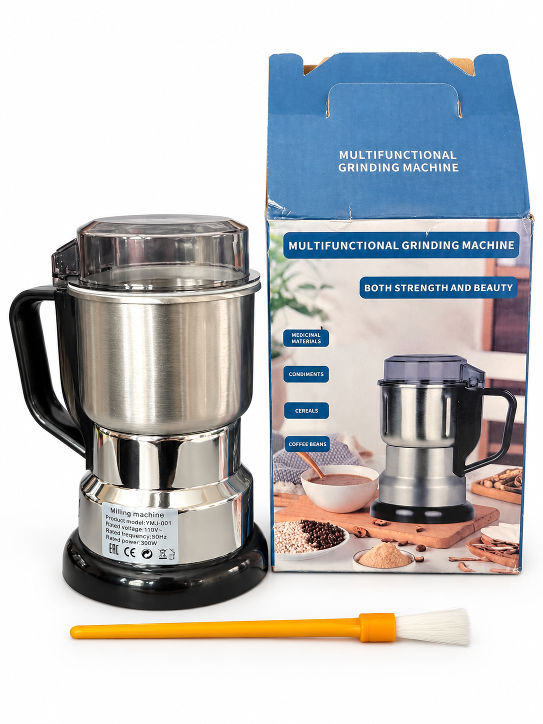 Electric Coffee & Spice Grinder – Stainless Steel
