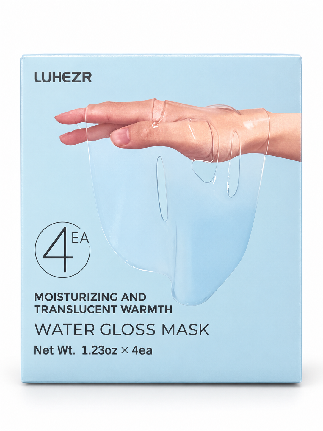 Water Gloss Moisturizing Face Masks – 4 Pack