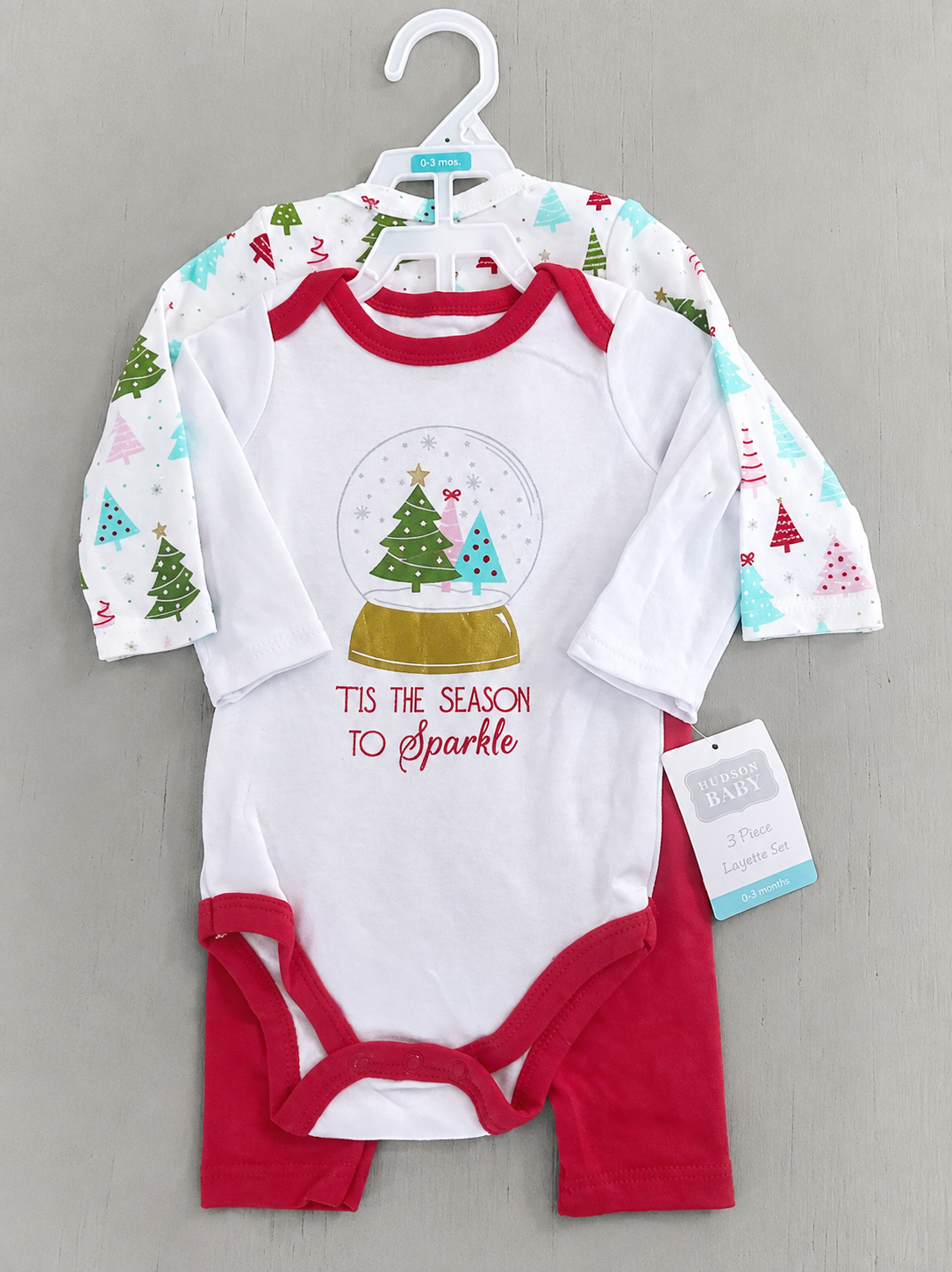 Tis the Season 3-Piece Set (0-3M)
