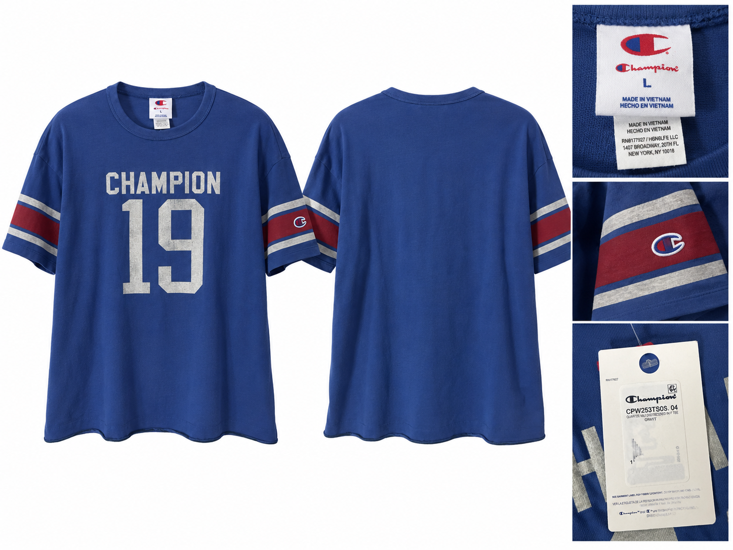 Champion Women's Varsity Graphic T-Shirt – Size L