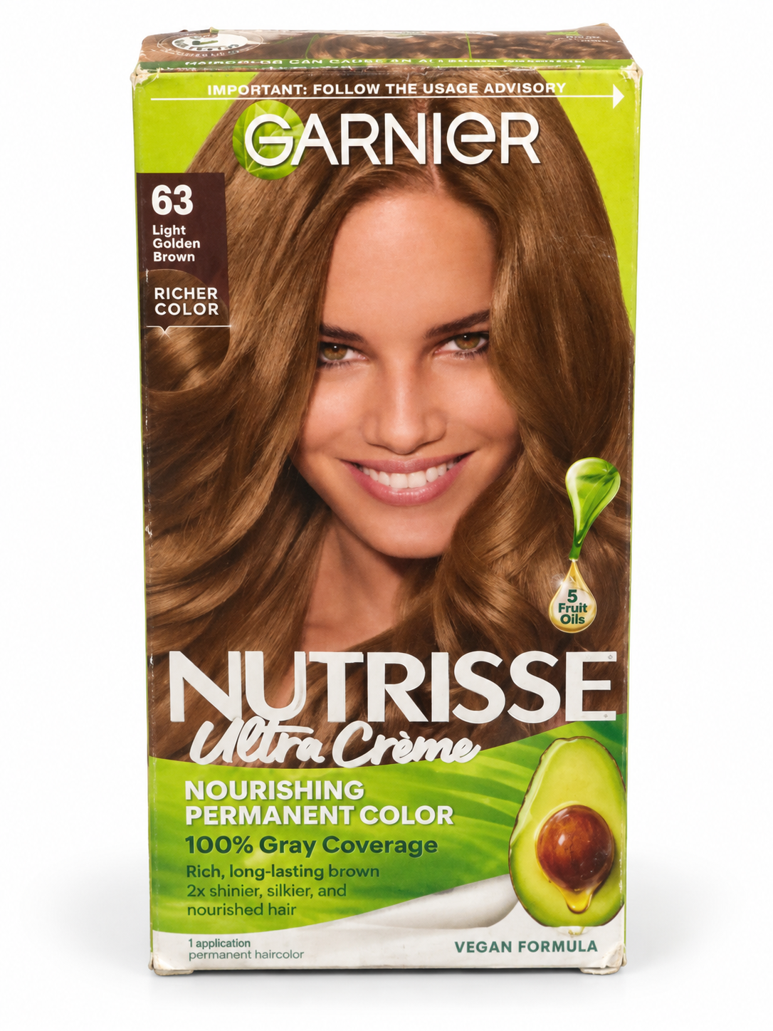 Garnier Nutrisse Ultra Crème 63 Light Golden Brown – Brown Sugar
