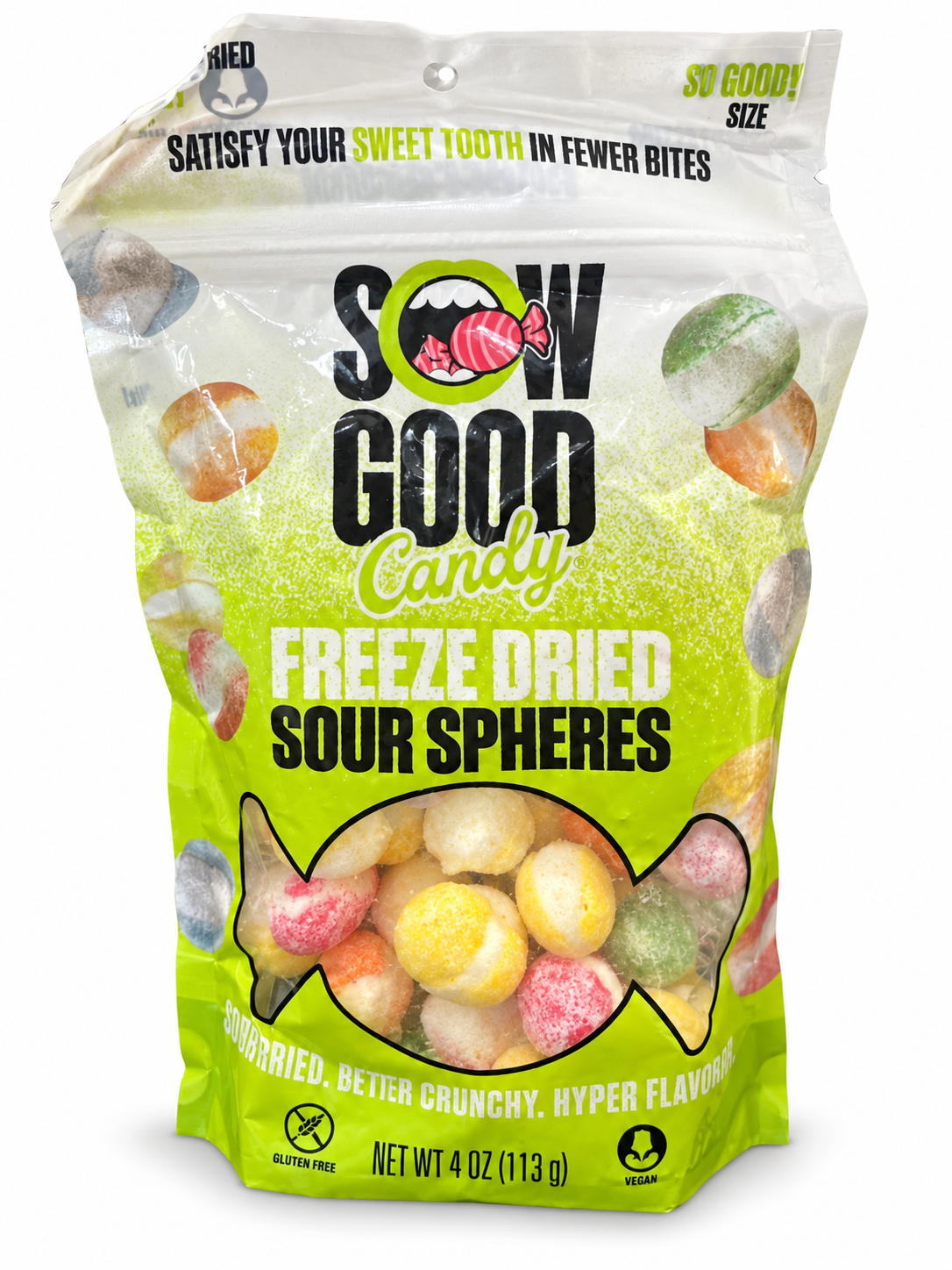 Sow Good Freeze Dried Sour Spheres – 4 oz