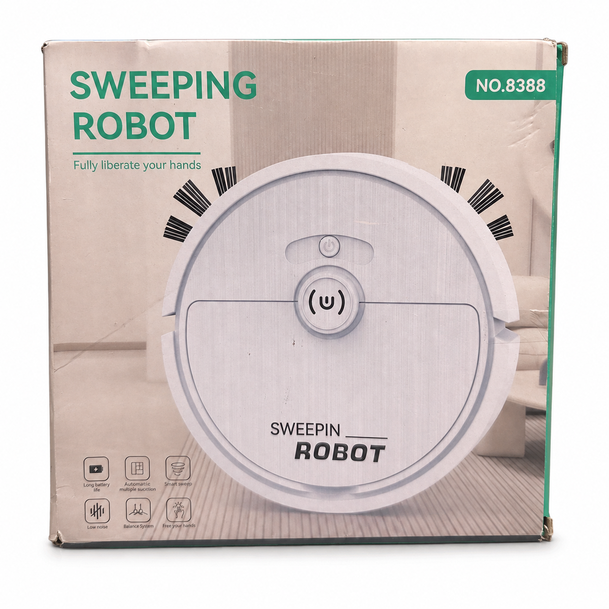 Sweeping Robot - Color: BLACK