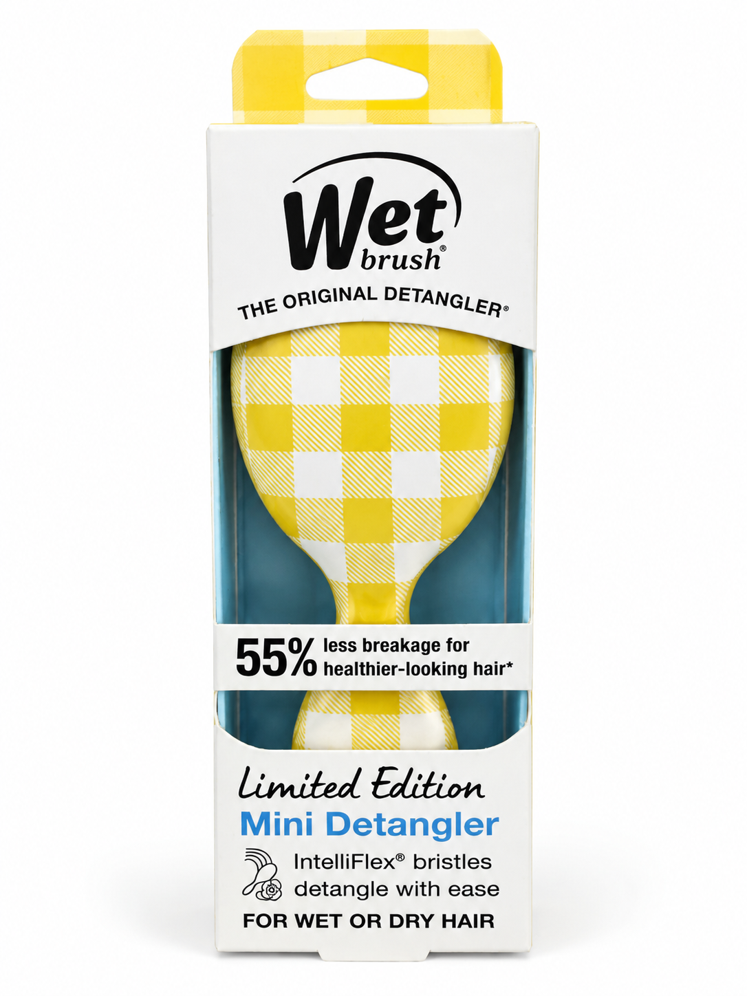 Wet Brush Limited Edition Mini Detangler – Golden Gingham