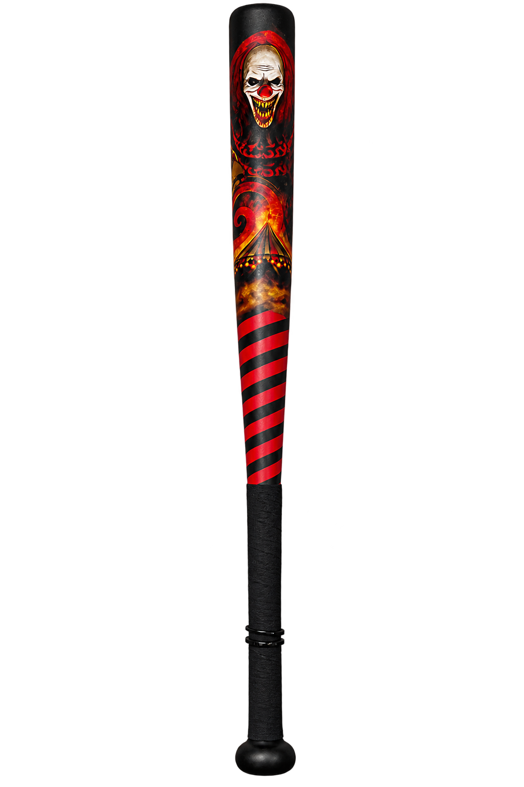 Crouchy Clown-Themed Baseball Bat