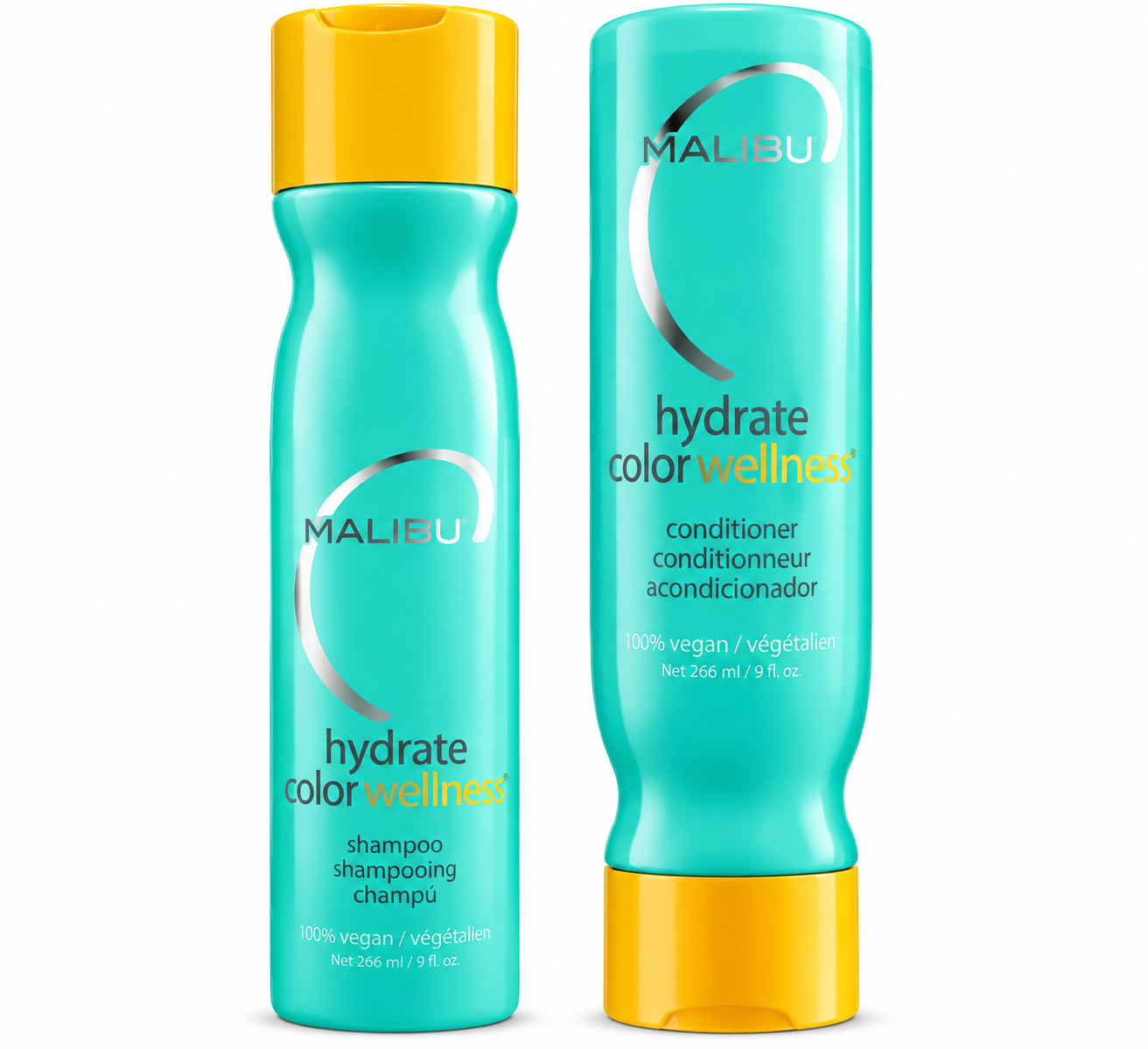 Malibu C Hydrate Color Wellness Shampoo & Conditioner Set – 9 fl oz Each