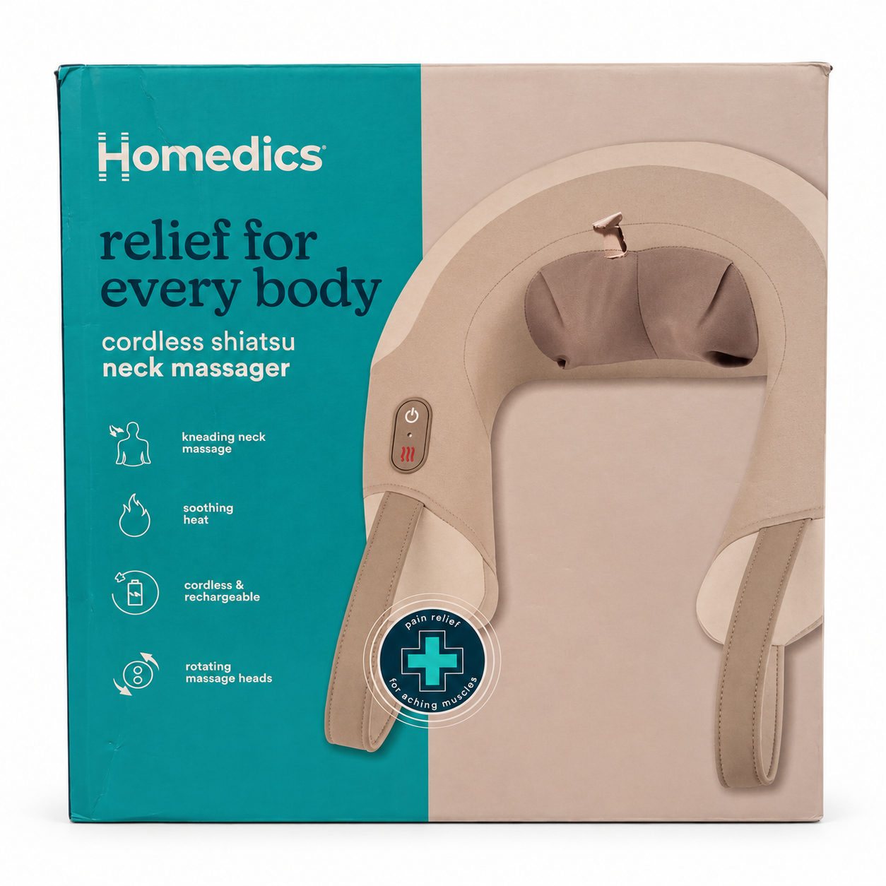 Homedics - Cordless Shiatsu Neck Messager