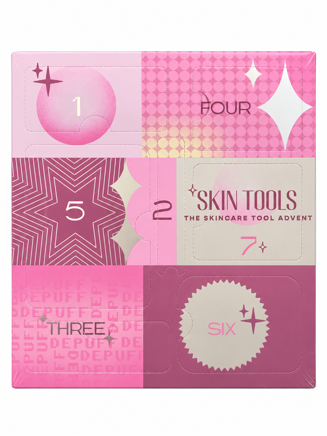 Skin Tools 7-Day Skincare Tool Advent Calendar – 7-Piece Set