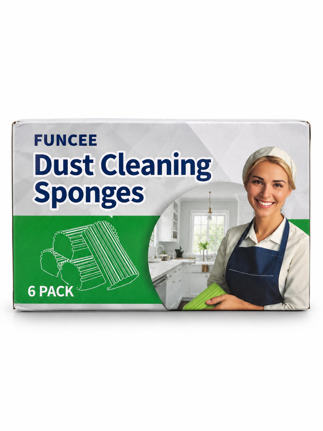 FUNCEE Dust Cleaning Sponges – 6 Pack