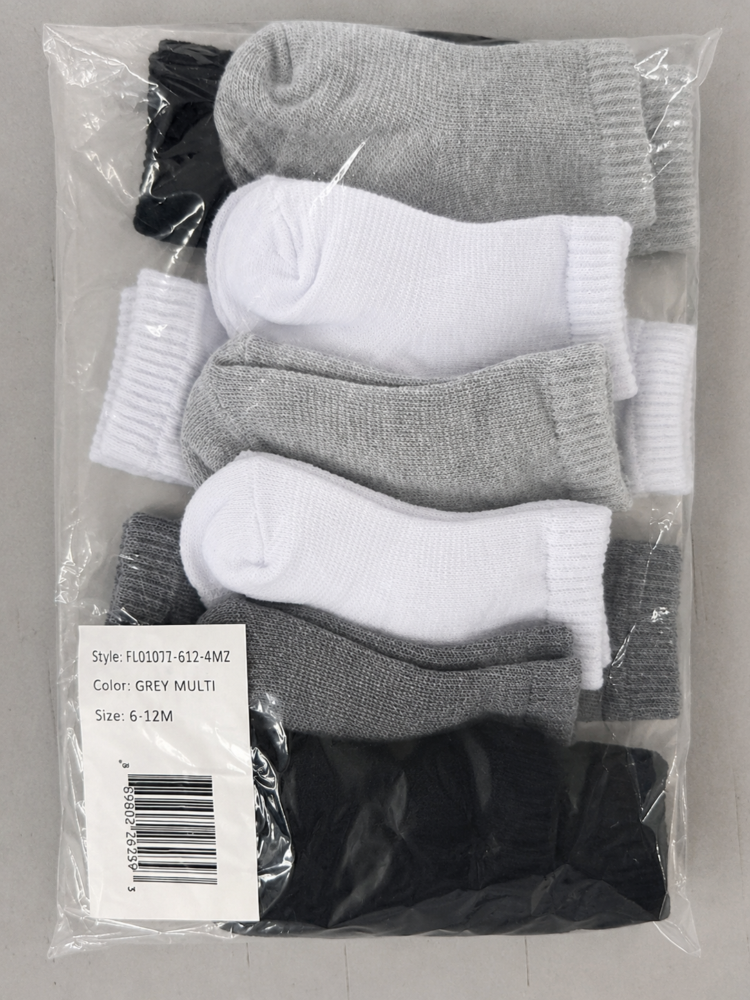 Fruit of the Loom Baby Socks 6-12M