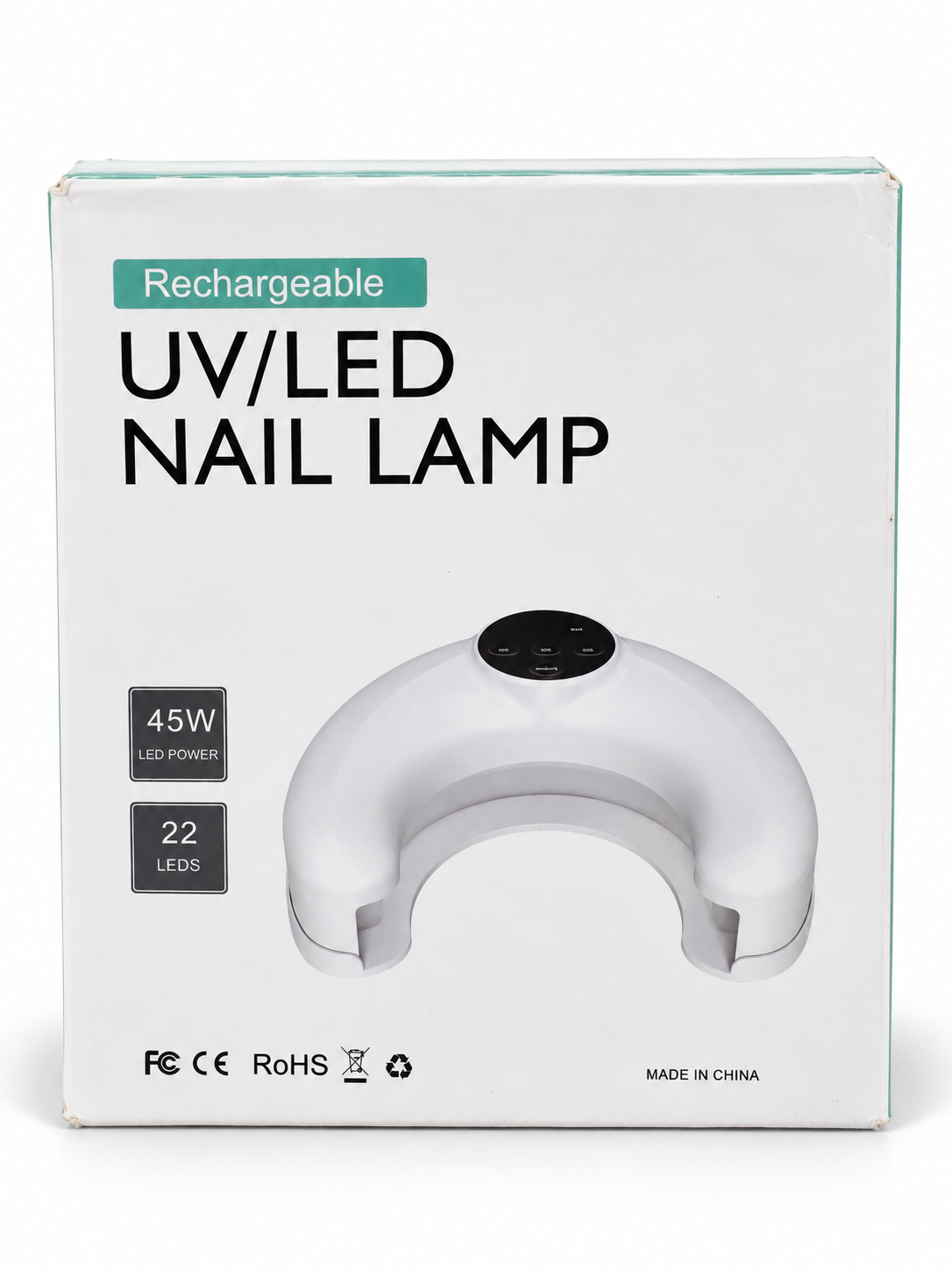 Rechargeable 45W UV/LED Nail Lamp
