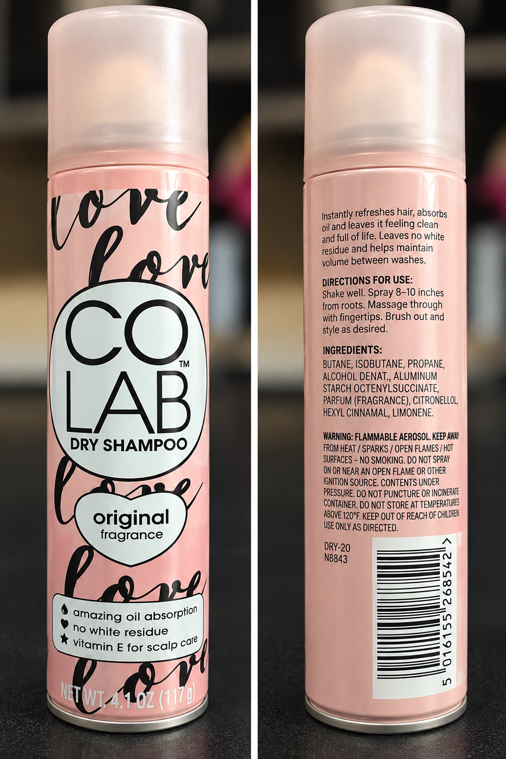 COLAB Dry Shampoo – Original Fragrance, 4.7 oz