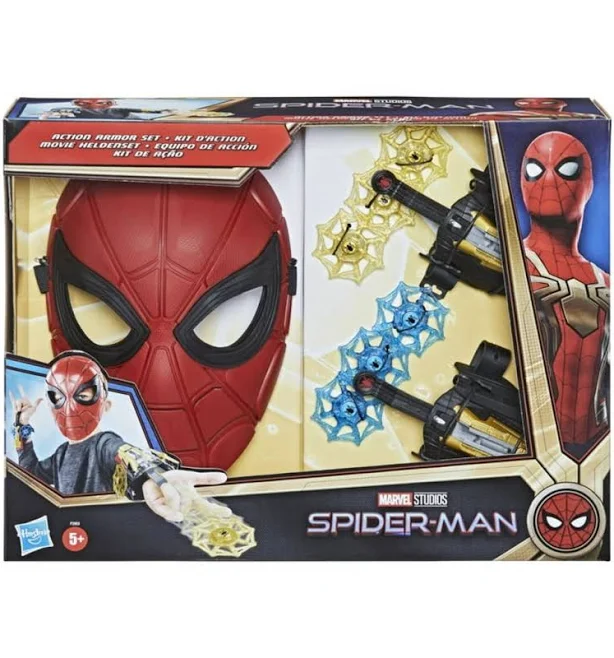 Marvel Spider-Man Action Armor Set – Red & Black