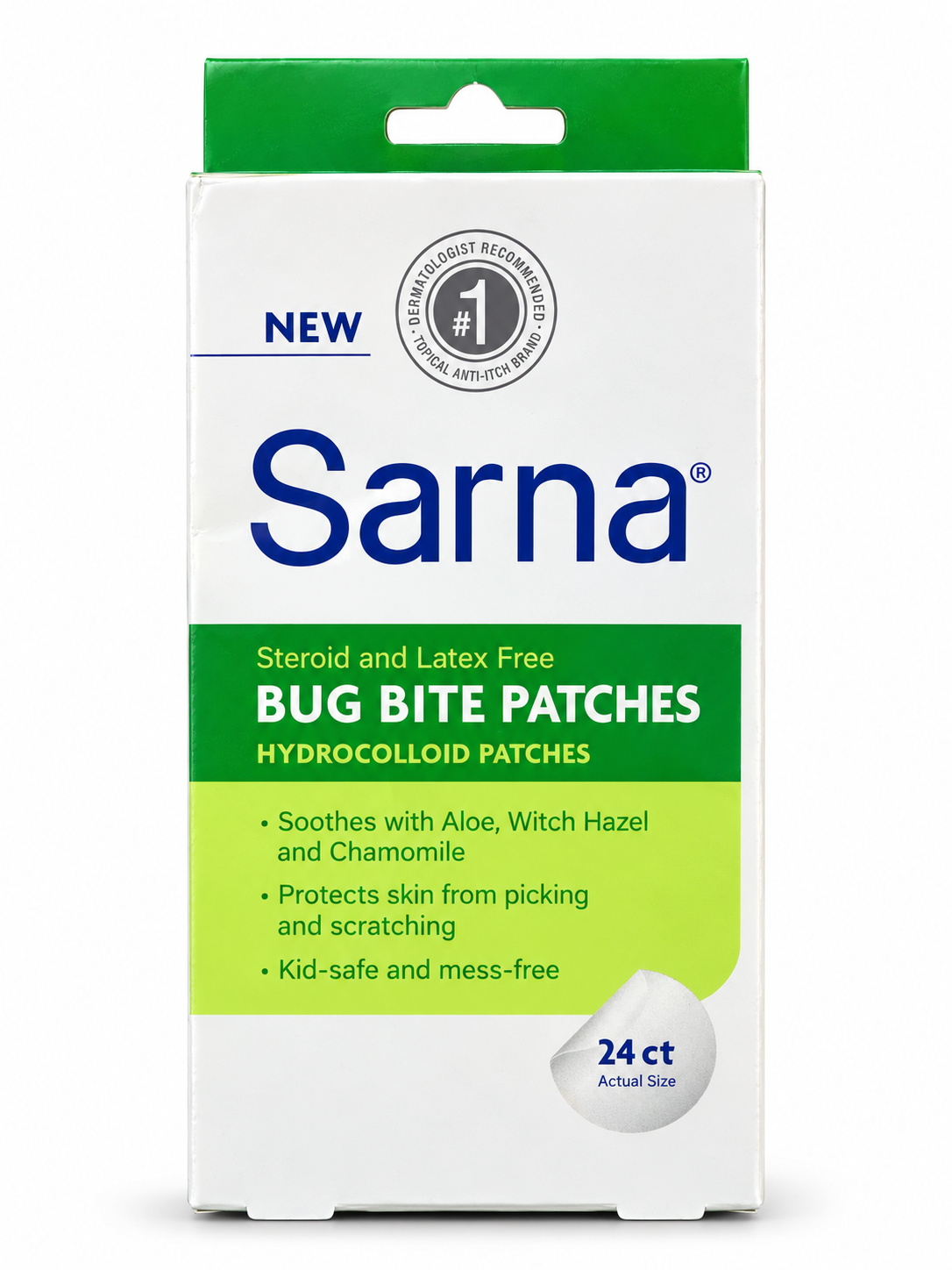 Sarna Bug Bite Hydrocolloid Patches – 24 Count