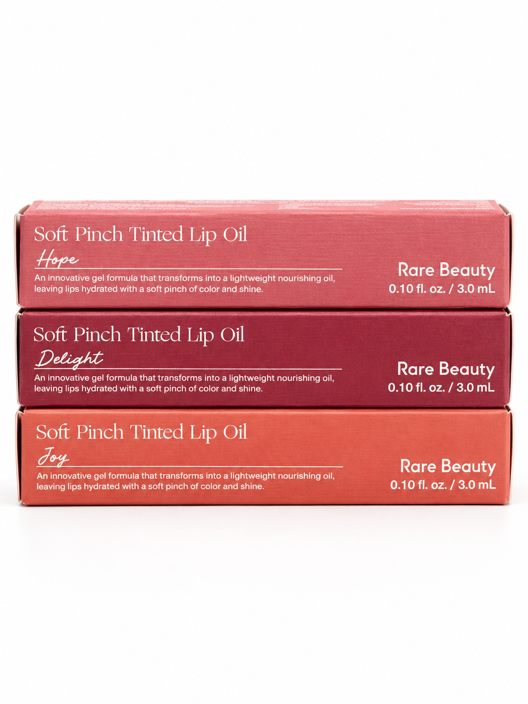 Rare Beauty Soft Pinch Tinted Lip Oil – Delight, Joy & Hope