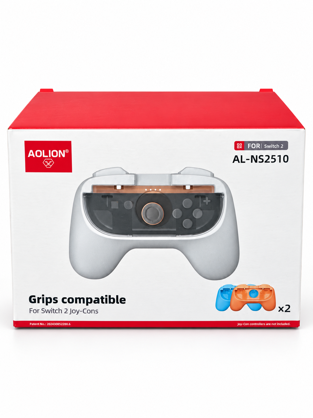 AOLION Joy-Con Grips for Nintendo Switch 2 – 2-Pack