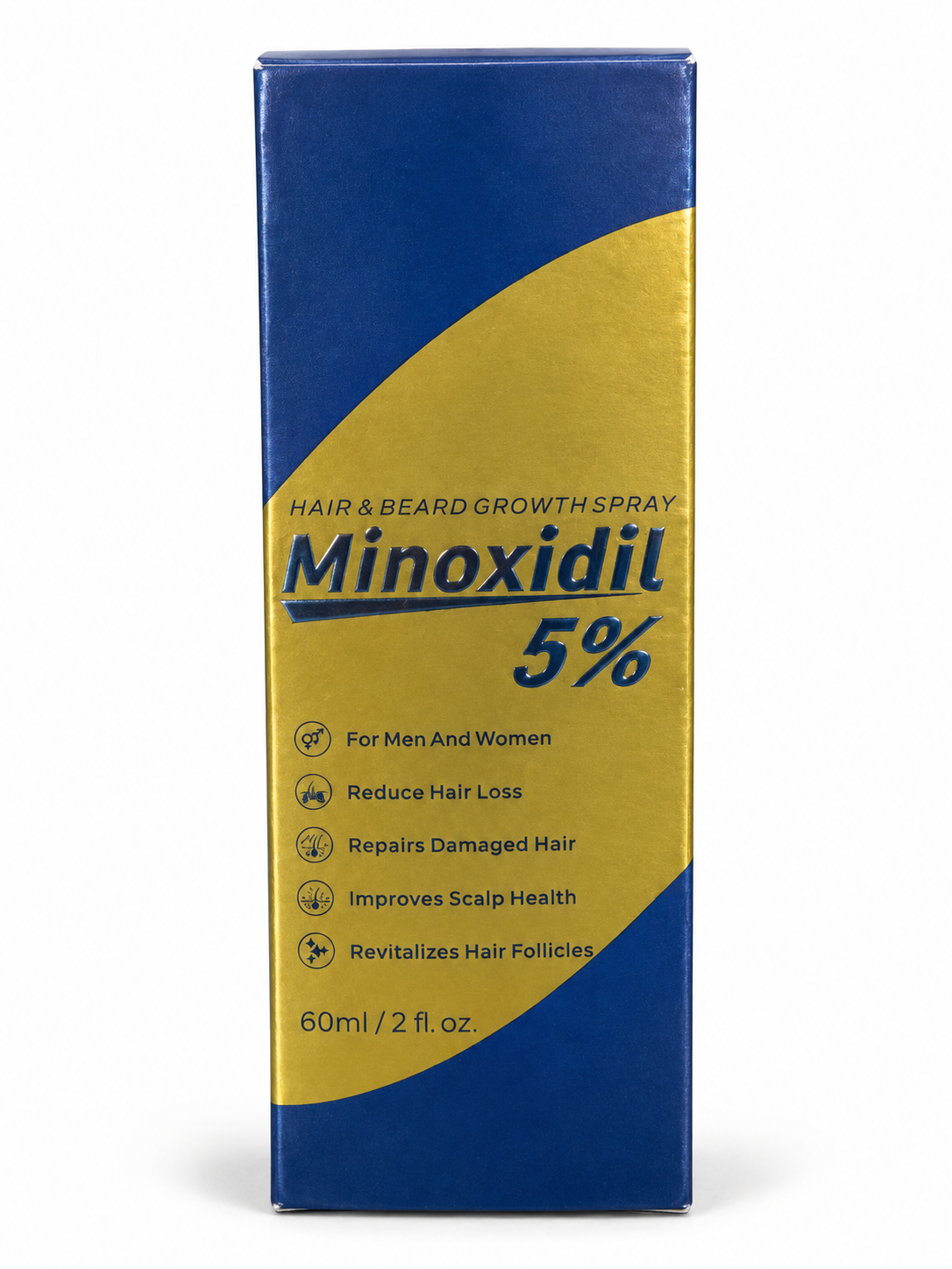 Minoxidil 5% Topical Hair Growth Spray – 60 mL