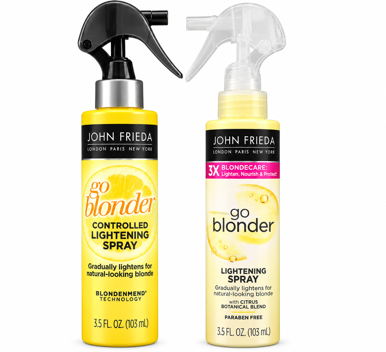 John Frieda Sheer Blonde Go Blonder Lightening Spray – 3.5 oz (2 Pack)