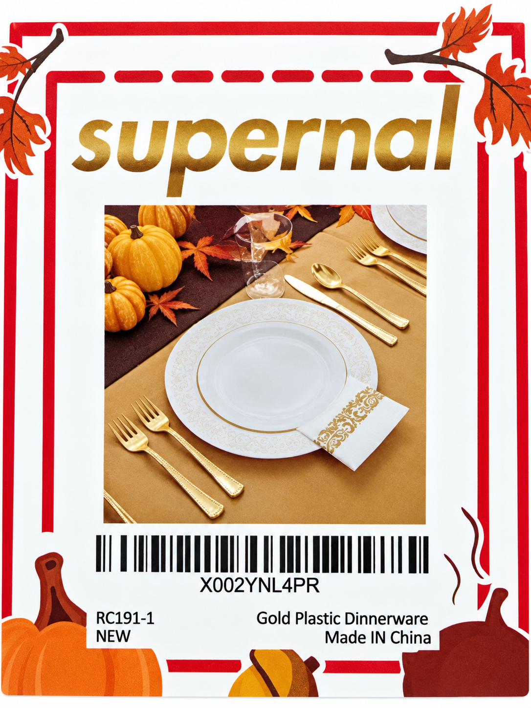 Thanksgiving Plastic Dinner Set.png