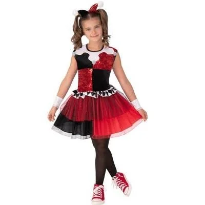 Kids' Harlequin Costume Set - SMALL (6) for 5-7 years