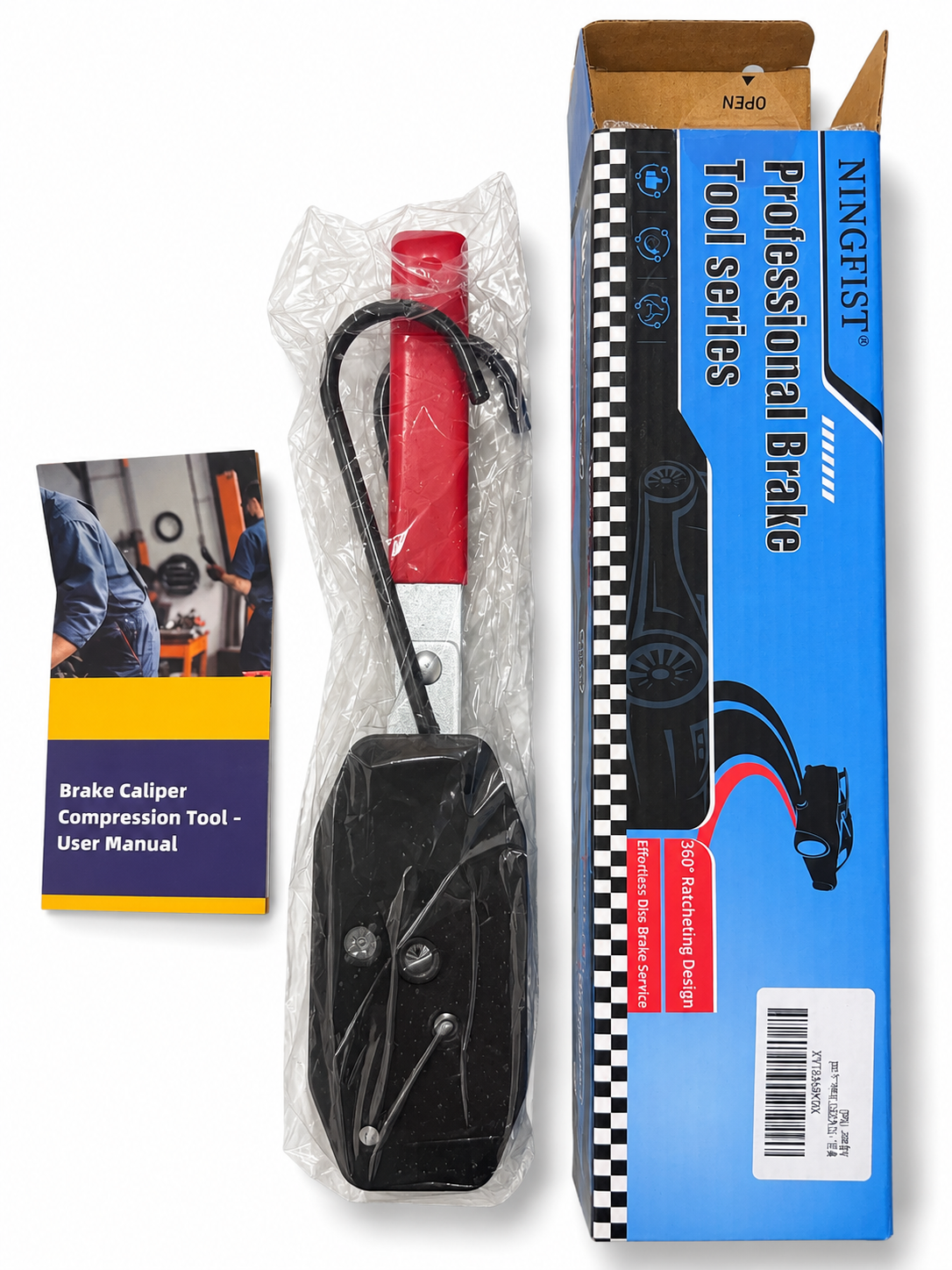 NINGFIST Brake Caliper Compression Tool – Red