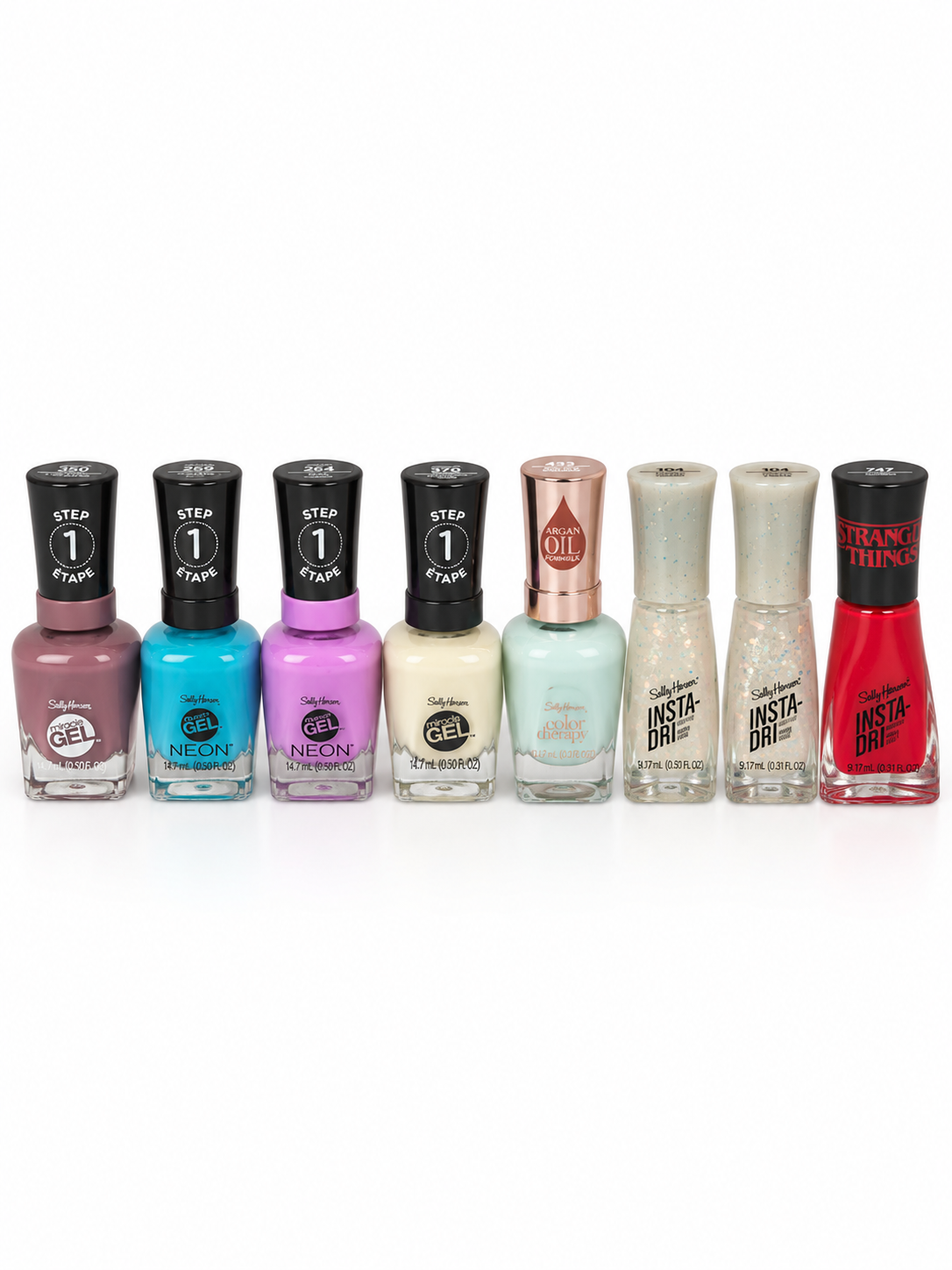 Sally Hansen Nail Polish Bundle – 8 Polishes